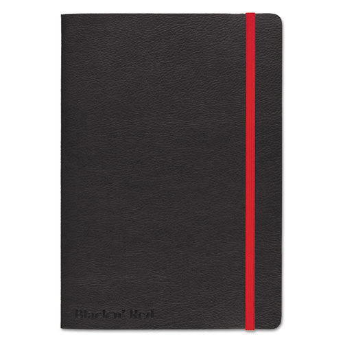 Flexible Cover Casebound Notebooks, Scribzee Compatible, 1-subject, Wide/legal Rule, Black Cover, (71) 8.25 X 5.75 Sheets