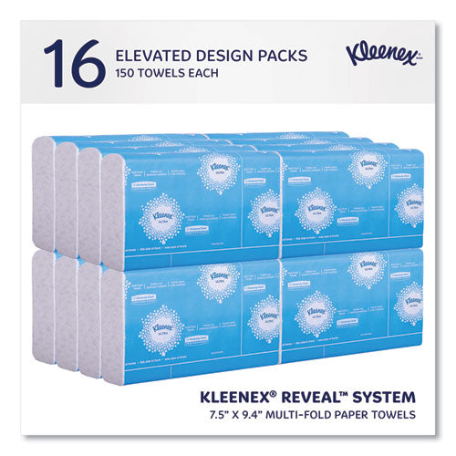 Reveal Multi-fold Towels, 2-ply, 8 X 9.4, White, 16/carton