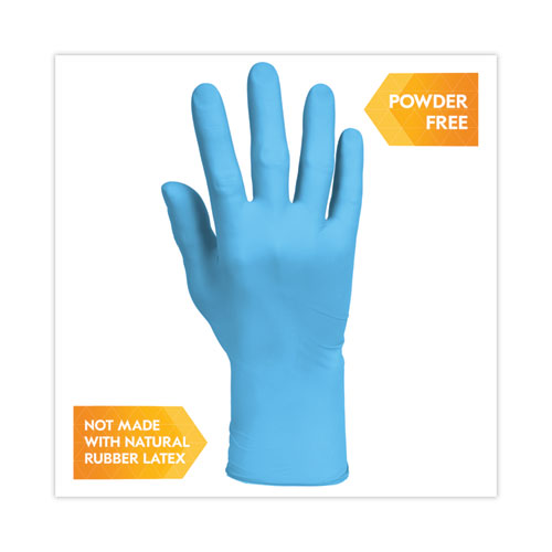 G10 Comfort Plus Blue Nitrile Gloves, Light Blue, Large, 1,000/carton