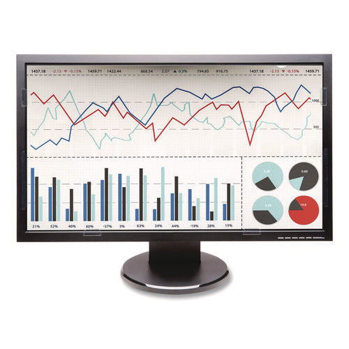 Anti-glare Reversible Privacy Screen For 24" Widescreen Flat Panel Monitor, 16:9 Aspect Ratio