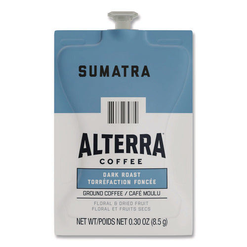 Alterra Sumatra Coffee Freshpack, Sumatra, 0.3 Oz Pouch, 100/carton