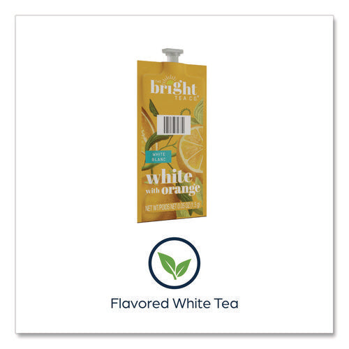 The Bright Tea Co. White With Orange Tea Freshpack, White With Orange, 0.05 Oz Pouch, 100/carton