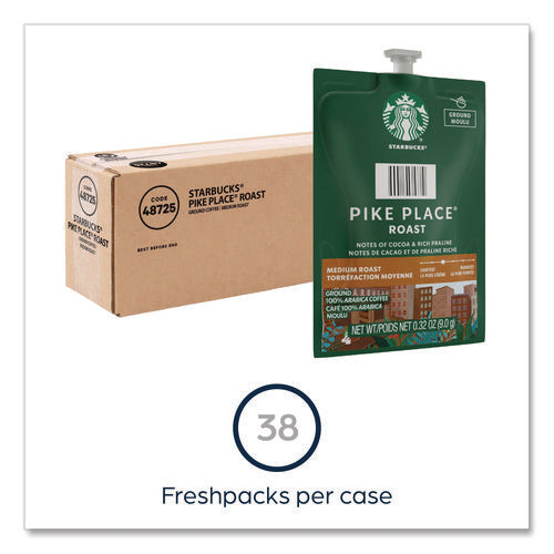 Starbucks Pike Place Roast Coffee Freshpack, 38/carton