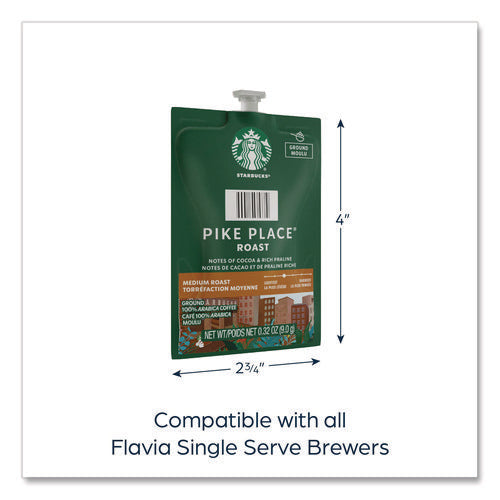 Starbucks Pike Place Roast Coffee Freshpack, 38/carton