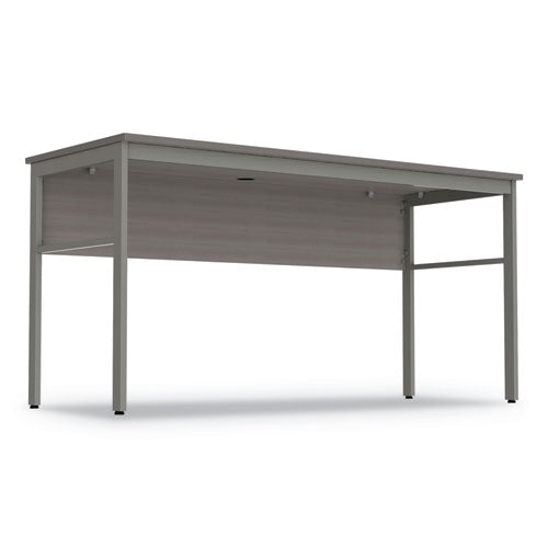 Urban Series Desk Workstation, 59" X 23.75" X 29.5", Ash