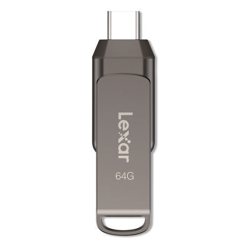 Jumpdrive D400 Usb 3.1 Flash Drive, 64 Gb, Titanium