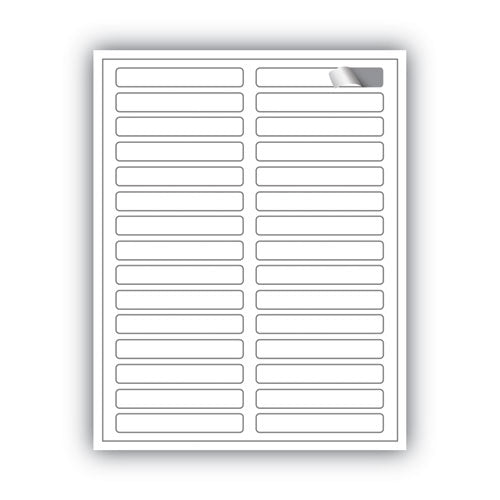 Cover-all Opaque File Folder Labels, Inkjet/laser Printers, 0.66 X 3.44, White, 30 Labels/sheet, 50 Sheets/box