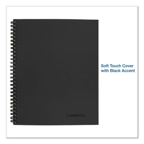 Wirebound Guided Action Planner Notebook, 1-subject, Project-management Format, Dark Gray Cover, (80) 11 X 8.5 Sheets