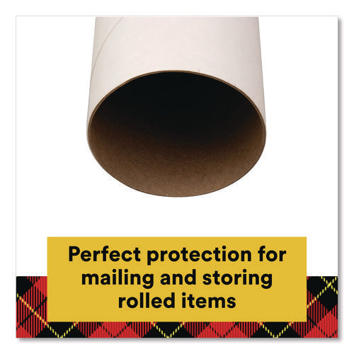 Mailing Tube, 24" Long, 2" Diameter, White