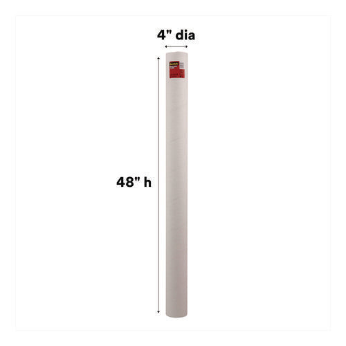 Mailing Tube, 48" Long, 4" Diameter, White