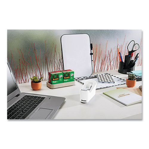 C18 Desktop Dispenser, 1" Core, White