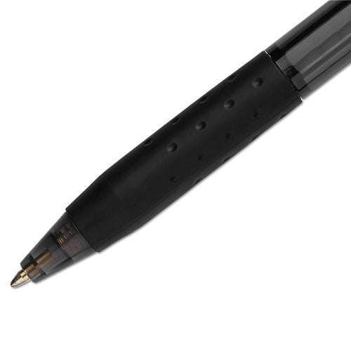 Inkjoy 300 Rt Ballpoint Pen, Refillable, Retractable, Medium 1 Mm, Black Ink, Black Barrel, 36/box