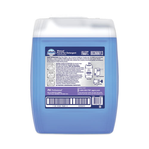 Manual Pot/pan Dish Detergent, Original Scent, Five Gallon Cube