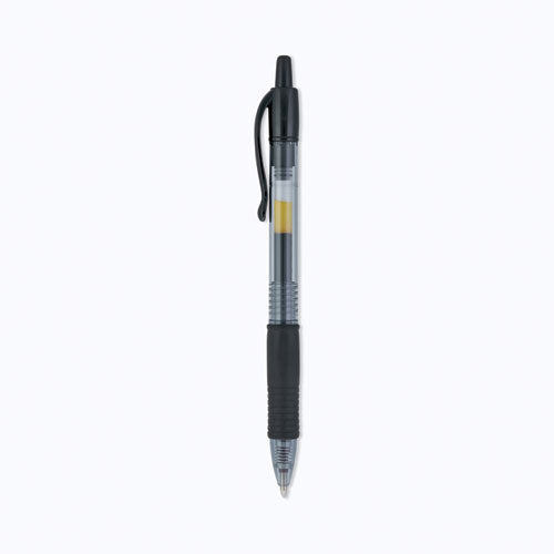 G2 Premium Gel Pen, Retractable, Extra-fine 0.5 Mm, Black Ink, Smoke/black Barrel, Dozen