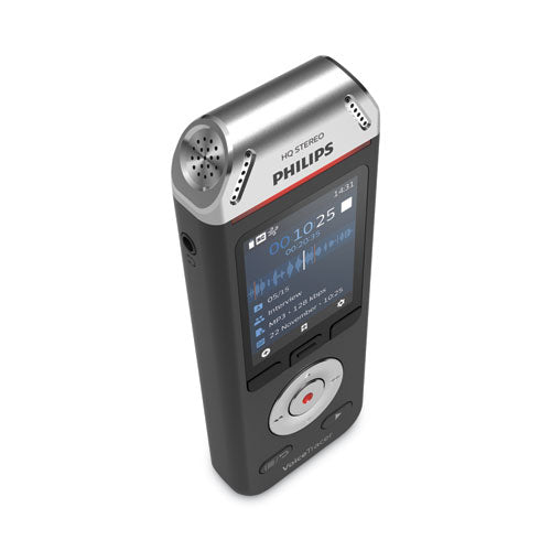 Voice Tracer Dvt2110 Digital Recorder, 8 Gb, Black/silver