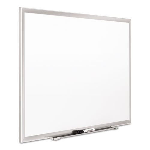 Classic Series Porcelain Magnetic Dry Erase Board, 60" X 36", White Surface, Satin Aluminum Frame