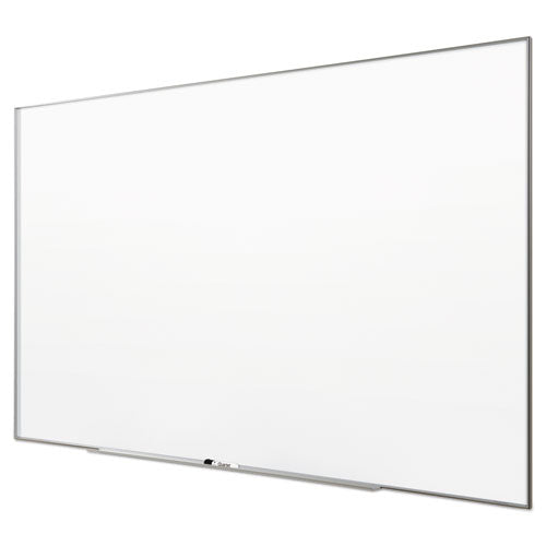 Fusion Nano-clean Magnetic Whiteboard, 48" X 36", White Surface, Satin Aluminum Frame