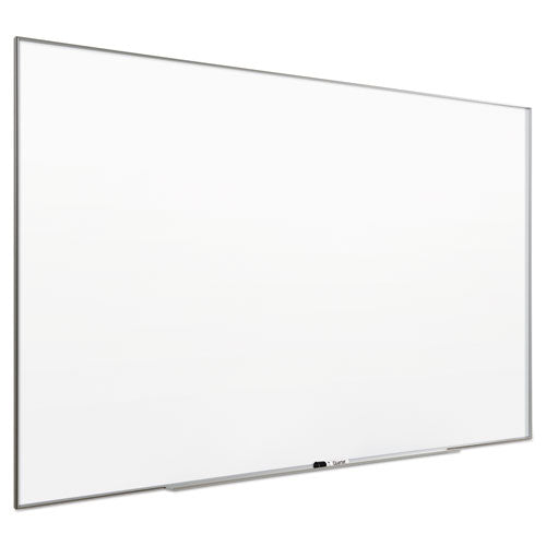 Fusion Nano-clean Magnetic Whiteboard, 48" X 36", White Surface, Satin Aluminum Frame