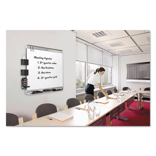 Prestige 2 Duramax Magnetic Porcelain, 96" X 48", White Surface, Silver Aluminum/plastic Frame