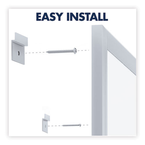 Classic Series Total Erase Dry Erase Boards, 24" X 18", White Surface, Anodized Aluminum Frame