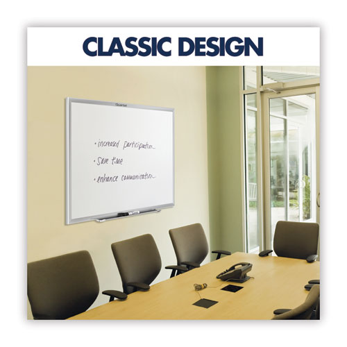 Classic Series Total Erase Dry Erase Boards, 24" X 18", White Surface, Anodized Aluminum Frame