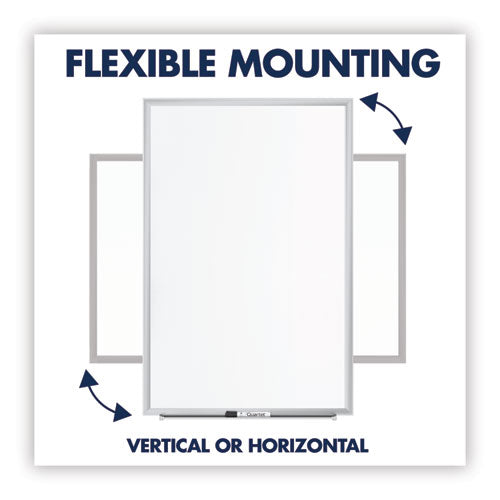 Classic Series Total Erase Dry Erase Boards, 36" X 24", White Surface, Anodized Aluminum Frame