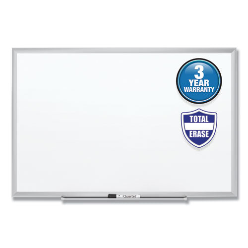 Classic Series Total Erase Dry Erase Boards, 72" X 48", White Surface, Anodized Aluminum Frame