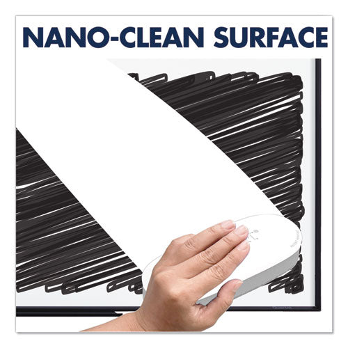 Classic Series Nano-clean Dry Erase Board, 24" X 18", White Surface, Black Aluminum Frame