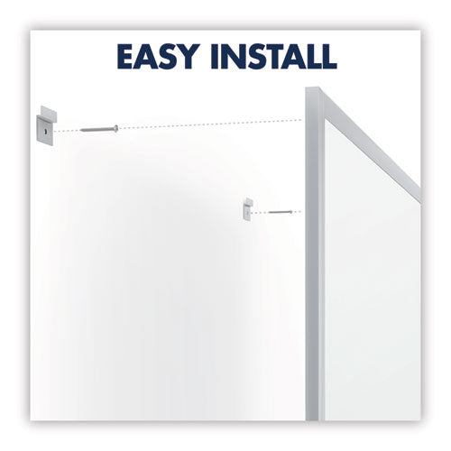 Classic Series Nano-clean Dry Erase Board, 24" X 18", White Surface, Satin Aluminum Frame