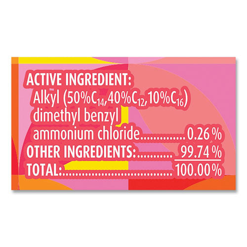 Disinfecting Wipes, 1-ply, 7 X 7.25, Mango And Hibiscus, White, 80 Wipes/canister, 6 Canisters/carton