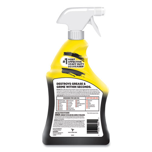 Heavy Duty Cleaner Degreaser, 32 Oz Spray Bottle