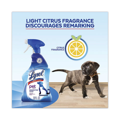 Pet Solutions Disinfecting Cleaner, Citrus Blossom, 32 Oz Trigger Bottle, 9/carton