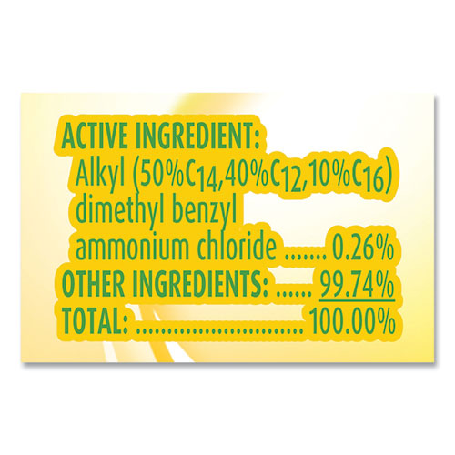 Disinfecting Wipes Flatpacks, 1-ply, 6.69 X 7.87, Lemon And Lime Blossom, White, 15 Wipes/flat Pack, 24 Flat Packs/carton