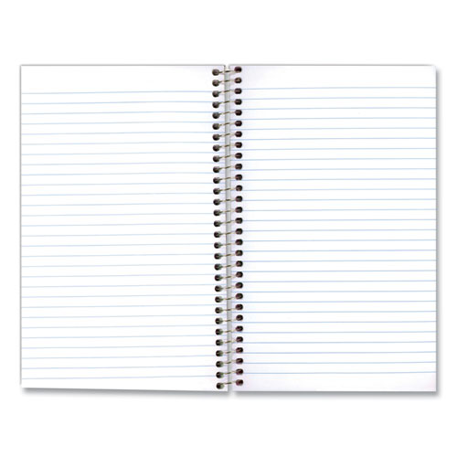 Single-subject Wirebound Notebooks, Medium/college Rule, Blue Kolor Kraft Front Cover, (80) 9.5 X 6 Sheets