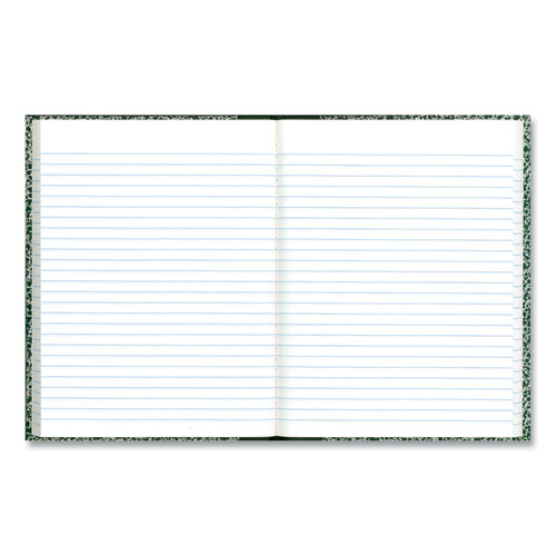 Lab Notebook, Wide/legal Rule, Green Marble Cover, (96) 10.13 X 7.88 Sheets