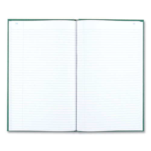 Emerald Series Account Book, Green Cover, 12.25 X 7.25 Sheets, 150 Sheets/book