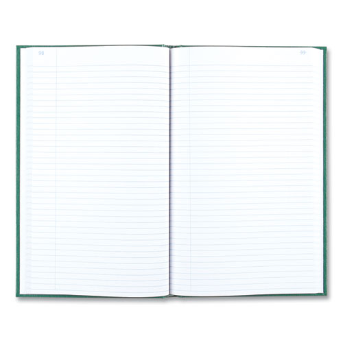 Emerald Series Account Book, Green Cover, 12.25 X 7.25 Sheets, 500 Sheets/book