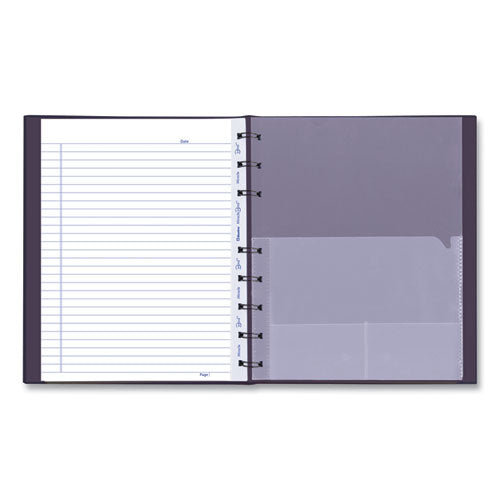 Miraclebind Notebook, 1-subject, Medium/college Rule, Purple Cover, (75) 9.25 X 7.25 Sheets