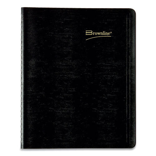 Essential Collection 14-month Ruled Monthly Planner, 8.88 X 7.13, Black Cover, 14-month: Dec 2024 To Jan 2026