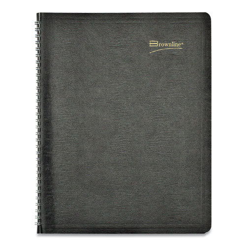 Essential Collection 14-month Ruled Monthly Planner, 11 X 8.5, Black Cover, 14-month: Dec 2024 To Jan 2026