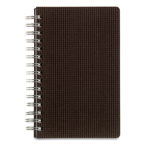 Duraflex Daily Planner, 8 X 5, Black Cover, 12-month (jan To Dec): 2025