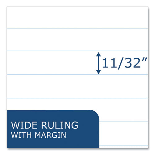 Subject Wirebound Promo Notebook, 3-subject, Wide/legal Rule, Asstorted Cover, (120) 10.5 X 8 Sheets, 24/carton