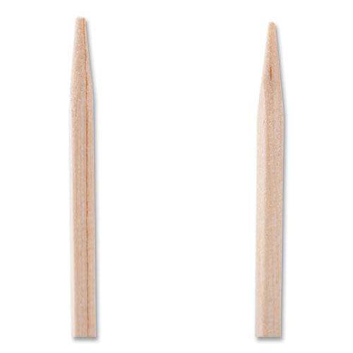 Square Wood Toothpicks, 2.75", Natural, 800/box, 24 Boxes/carton