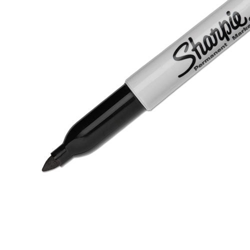 Fine Tip Permanent Marker, Fine Bullet Tip, Black