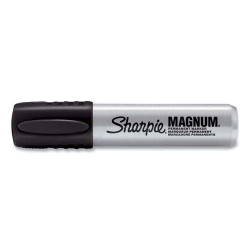 Magnum Permanent Marker, Broad Chisel Tip, Black, Dozen