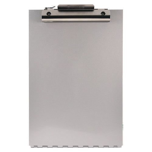 Redi-rite Aluminum Storage Clipboard, 1" Clip Capacity, Holds 8.5 X 11 Sheets, Silver