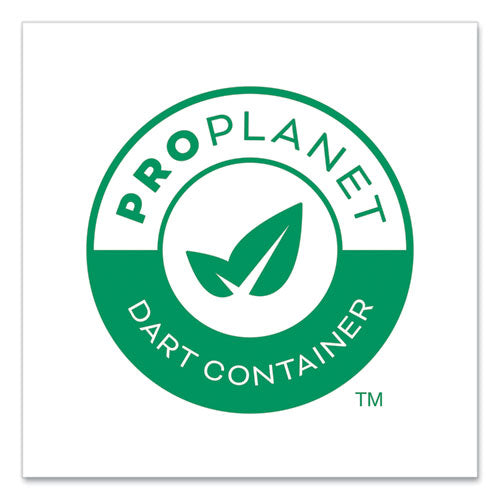 Bare Eco-forward Clay-coated Paper Dinnerware, Proplanet Seal, Plate, 9" Dia, White, 500/carton