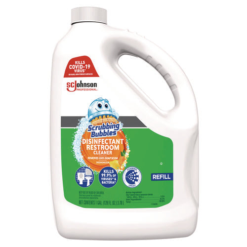 Disinfectant Restroom Cleaner, Citrus Scent, 1 Gal Bottle, 4/carton