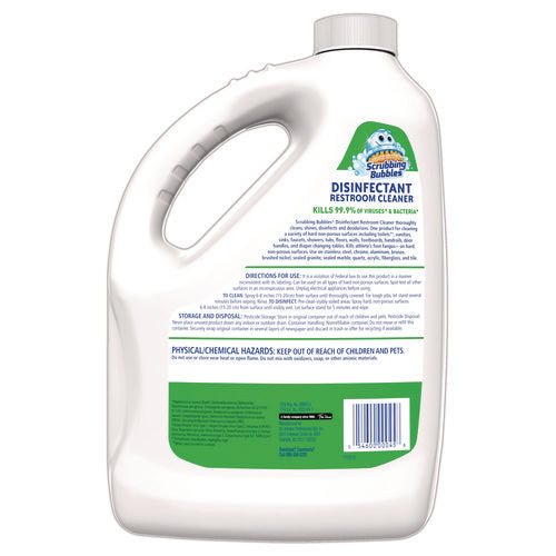 Disinfectant Restroom Cleaner, Citrus Scent, 1 Gal Bottle, 4/carton