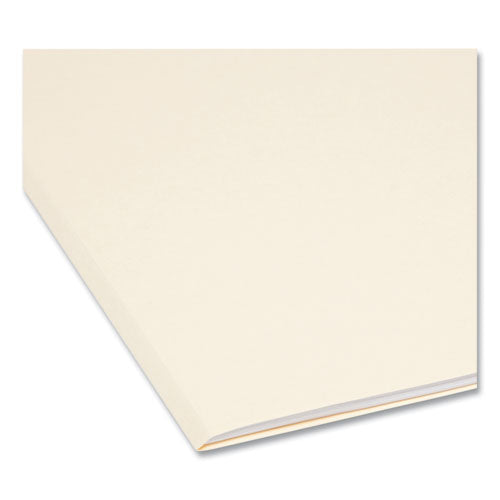 Reinforced Tab Manila File Folders, 1/3-cut Tabs: Left Position, Letter Size, 0.75" Expansion, 11-pt Manila, 100/box